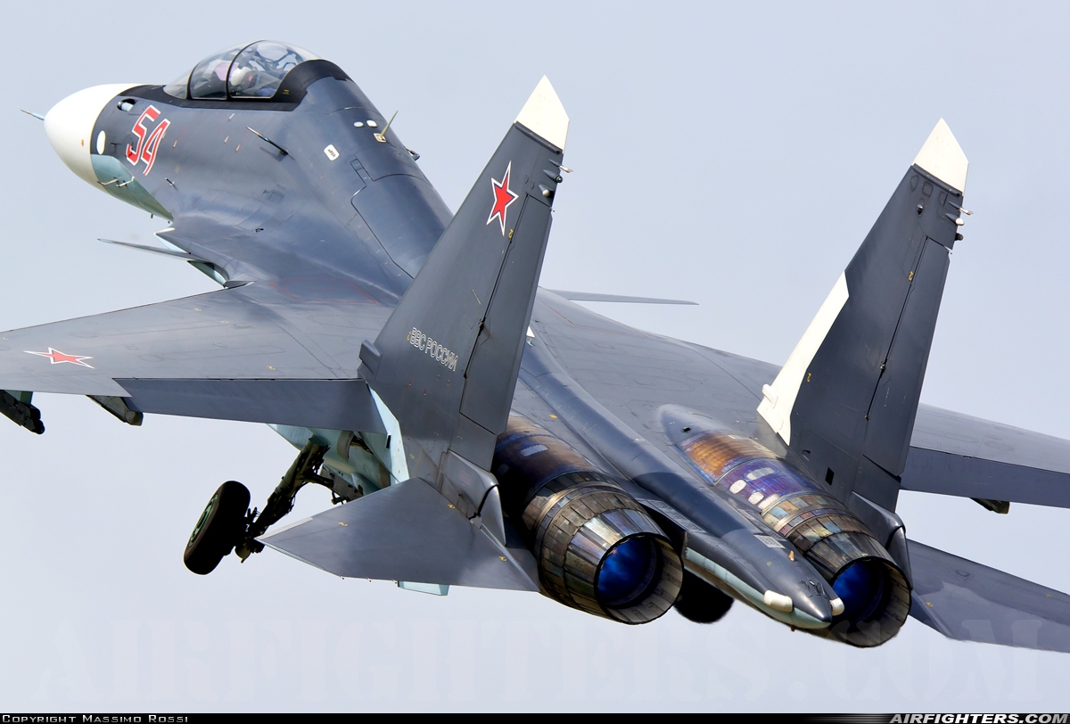 Russia - Air Force Sukhoi Su-30SM Flanker  at Withheld, Russia