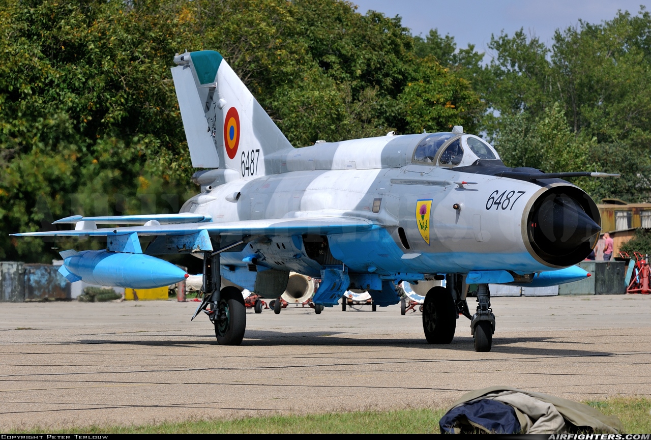 Romania - Air Force Mikoyan-Gurevich MiG-21MF-75 Lancer C 6487 at Constanta - Mihail Kogalniceanu (CND / LRCK), Romania