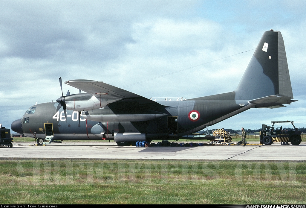 Italy - Air Force Lockheed C-130H Hercules (L-382) MM61995 at Lossiemouth (LMO / EGQS), UK