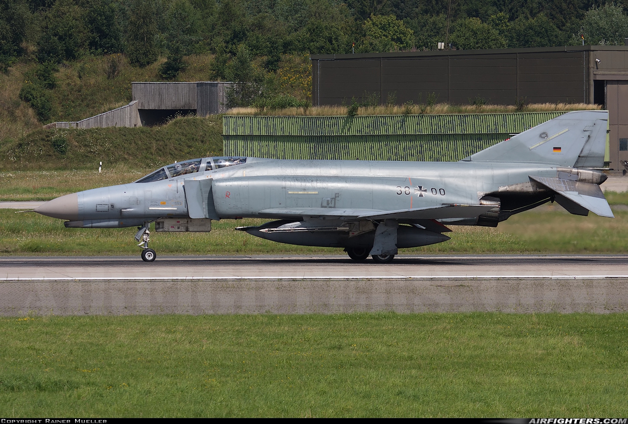 Germany - Air Force McDonnell Douglas F-4F Phantom II 38+00 at Wittmundhafen (Wittmund) (ETNT), Germany