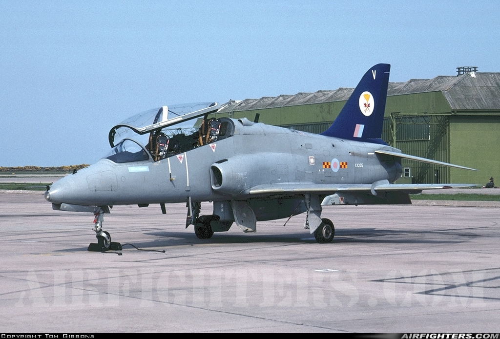 UK - Air Force British Aerospace Hawk T.1A XX205 at Lossiemouth (LMO / EGQS), UK