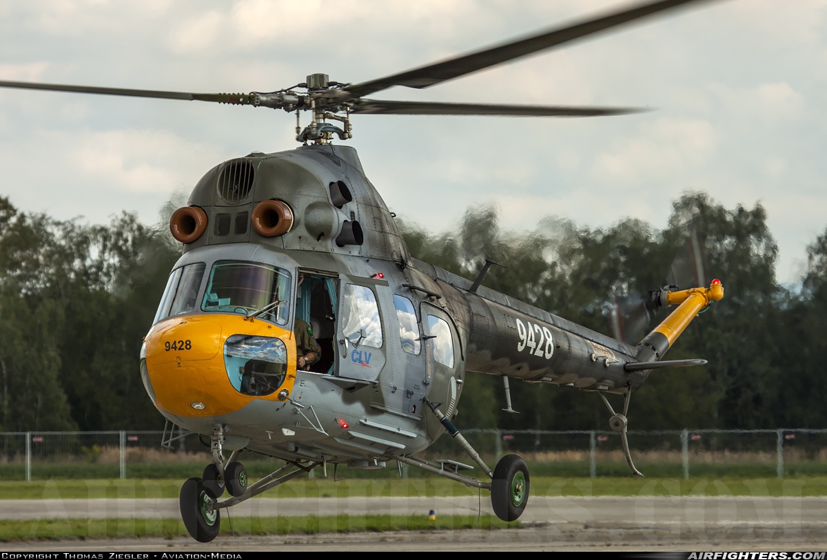 Czech Republic - Air Force Mil Mi-2 9428 at Hradec Kralove (LKHK), Czech Republic