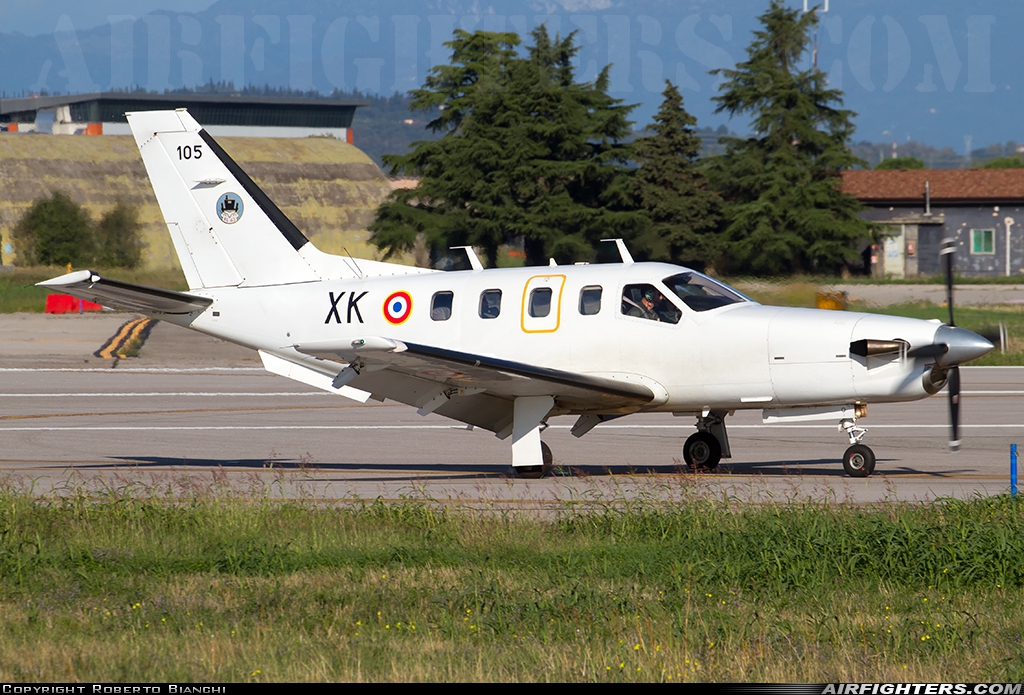 France - Air Force Socata TBM-700A 105 at Verona - Villafranca (Valerio Catullo) (VRN / LIPX), Italy