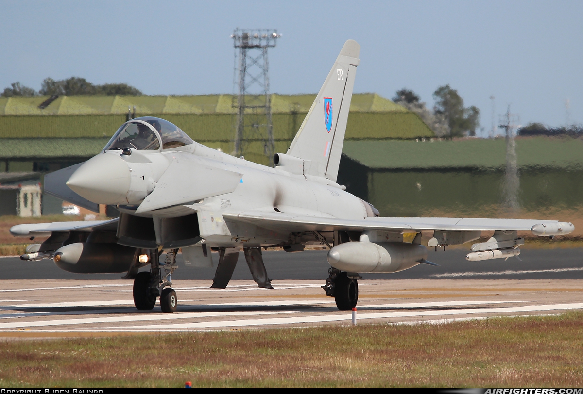UK - Air Force Eurofighter Typhoon FGR4 ZK346 at Lossiemouth (LMO / EGQS), UK
