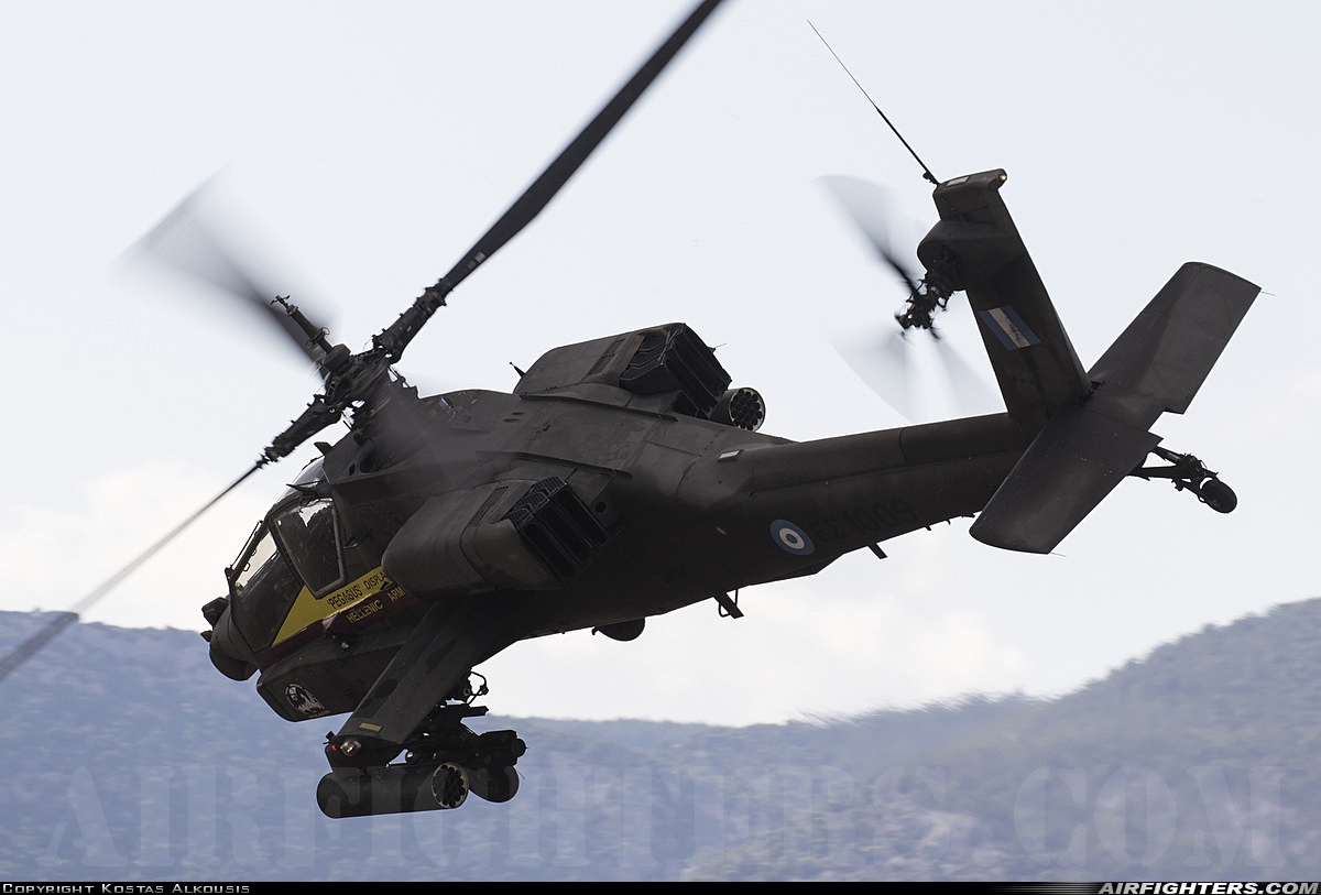 Greece - Army McDonnell Douglas AH-64A+ Apache ES1009 at Dekelia - Tatoi (LGTT), Greece