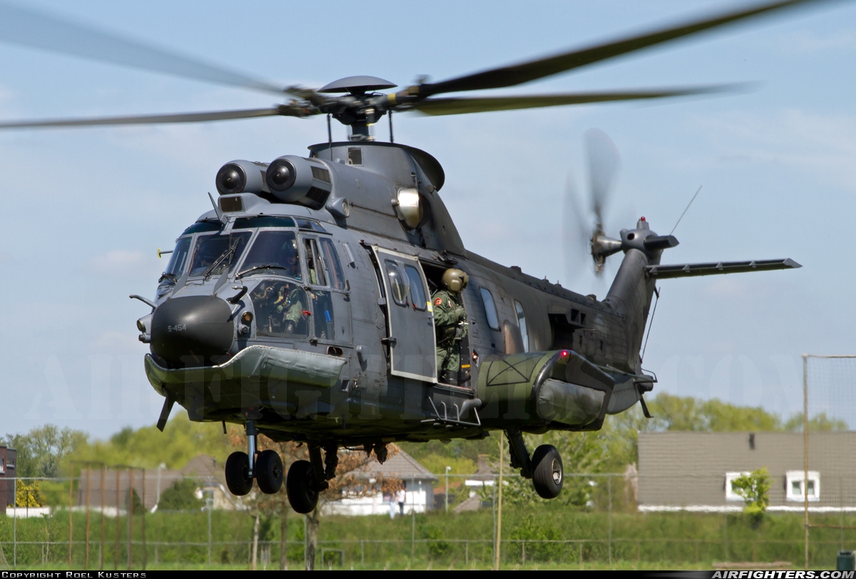 Netherlands - Air Force Aerospatiale AS-532U2 Cougar MkII S-454 at Off-Airport - Roermond, Netherlands