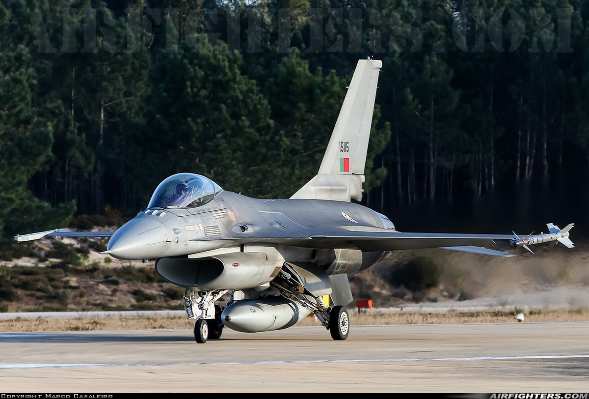 Portugal - Air Force General Dynamics F-16AM Fighting Falcon 15115 at Monte Real (BA5) (LPMR), Portugal