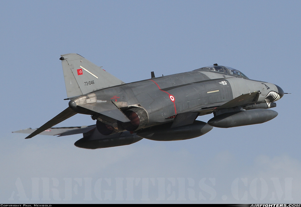 Türkiye - Air Force McDonnell Douglas F-4E-2020 Terminator 73-1046 at Konya (KYA / LTAN), Türkiye