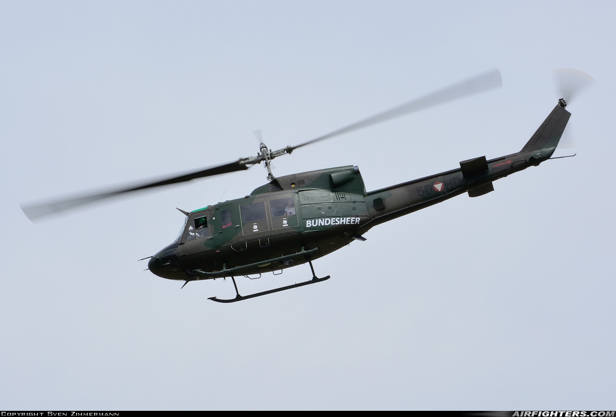 Austria - Air Force Agusta-Bell AB-212 5D-HO at Off-Airport - Tarquinia, Italy
