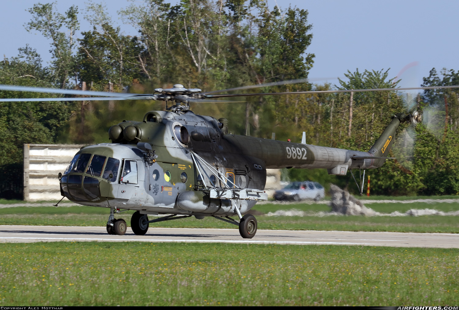 Czech Republic - Air Force Mil Mi-171Sh 9892 at Namest nad Oslavou (LKNA), Czech Republic