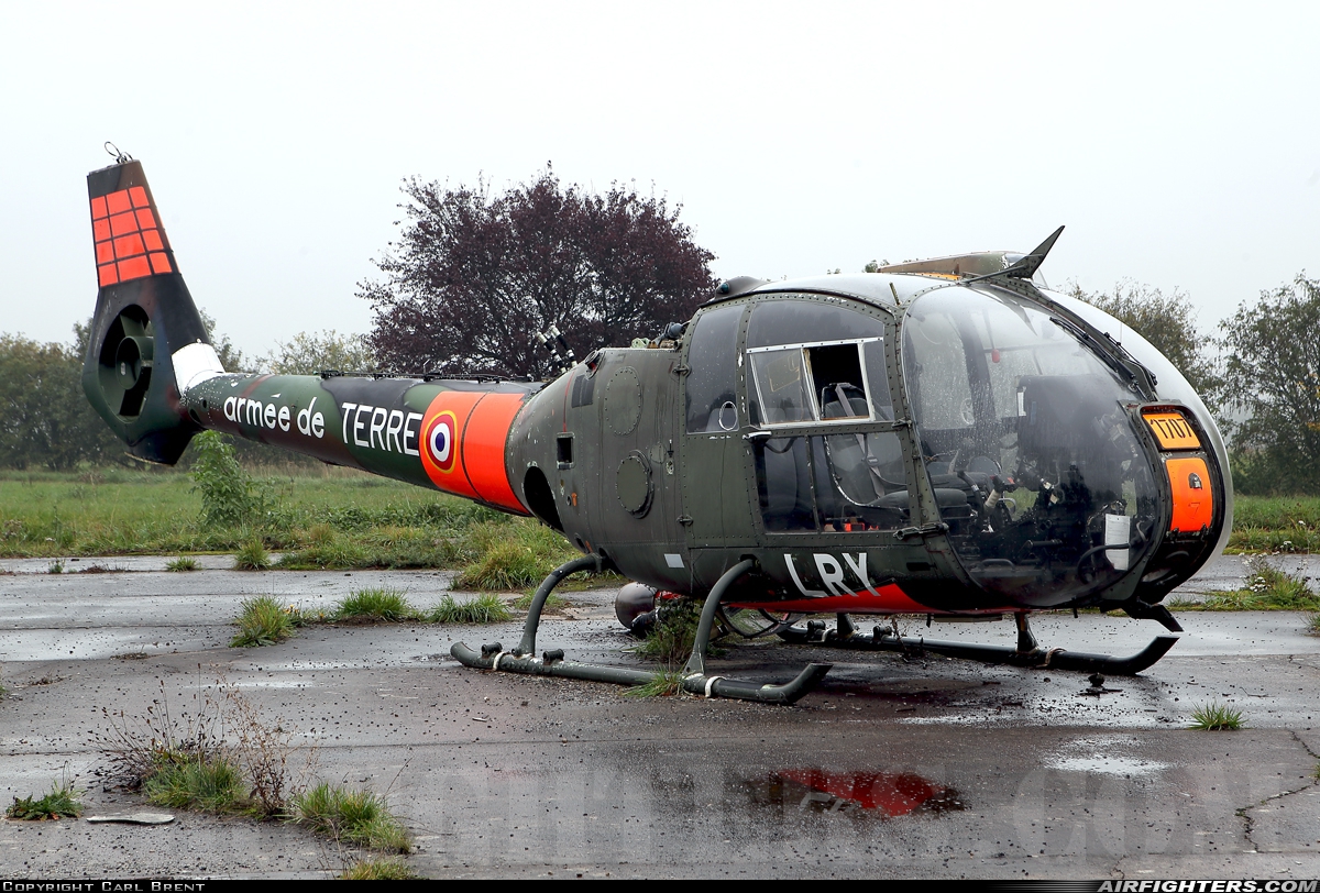 France - Army Aerospatiale SA-341F Gazelle 1707 at Etain - Rouvres (LFQE), France