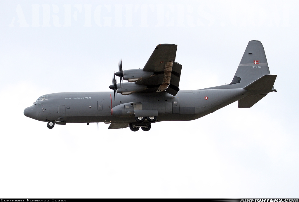 Denmark - Air Force Lockheed Martin C-130J-30 Hercules (L-382) B-536 at Beja (BA11) (LPBJ), Portugal