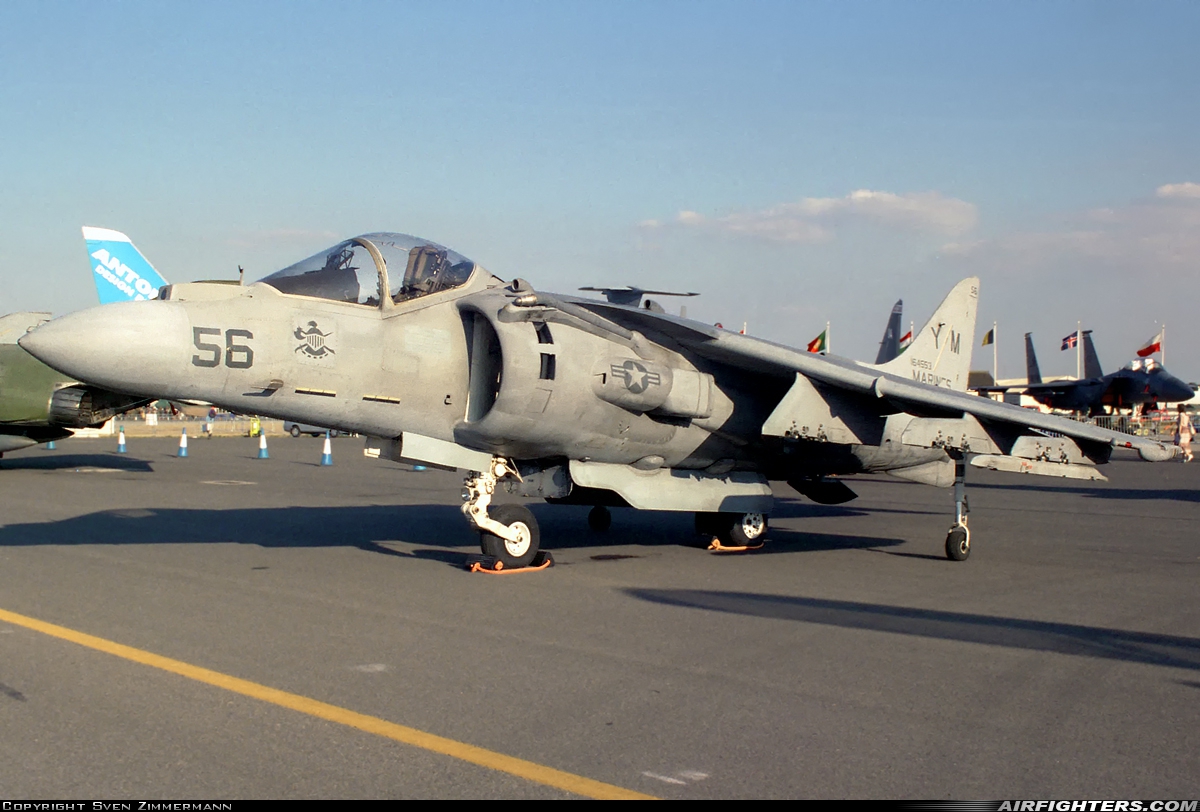 USA - Marines McDonnell Douglas AV-8B+ Harrier ll 164553 at Fairford (FFD / EGVA), UK