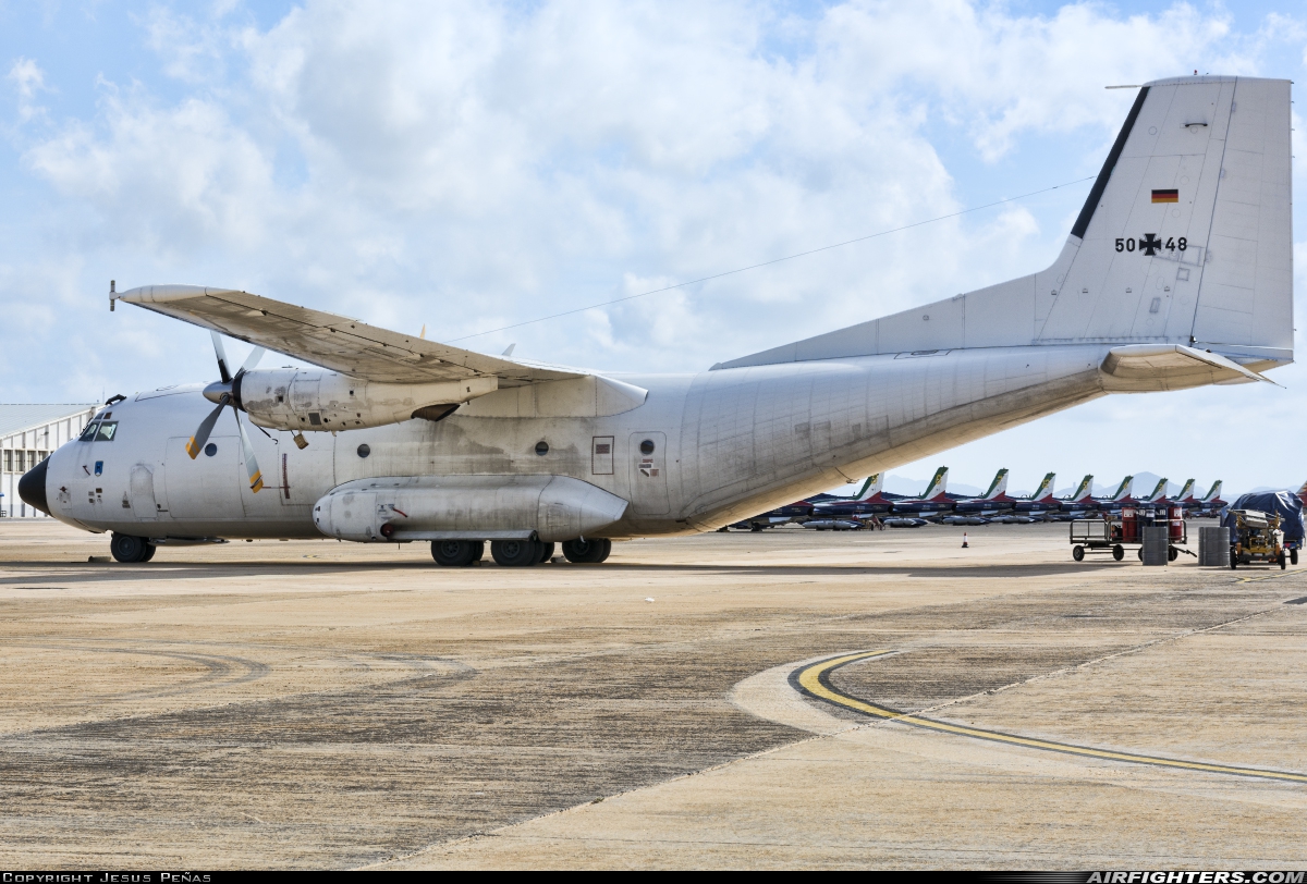 Germany - Air Force Transport Allianz C-160D 50+48 at Murcia - San Javier (MJV / LELC), Spain