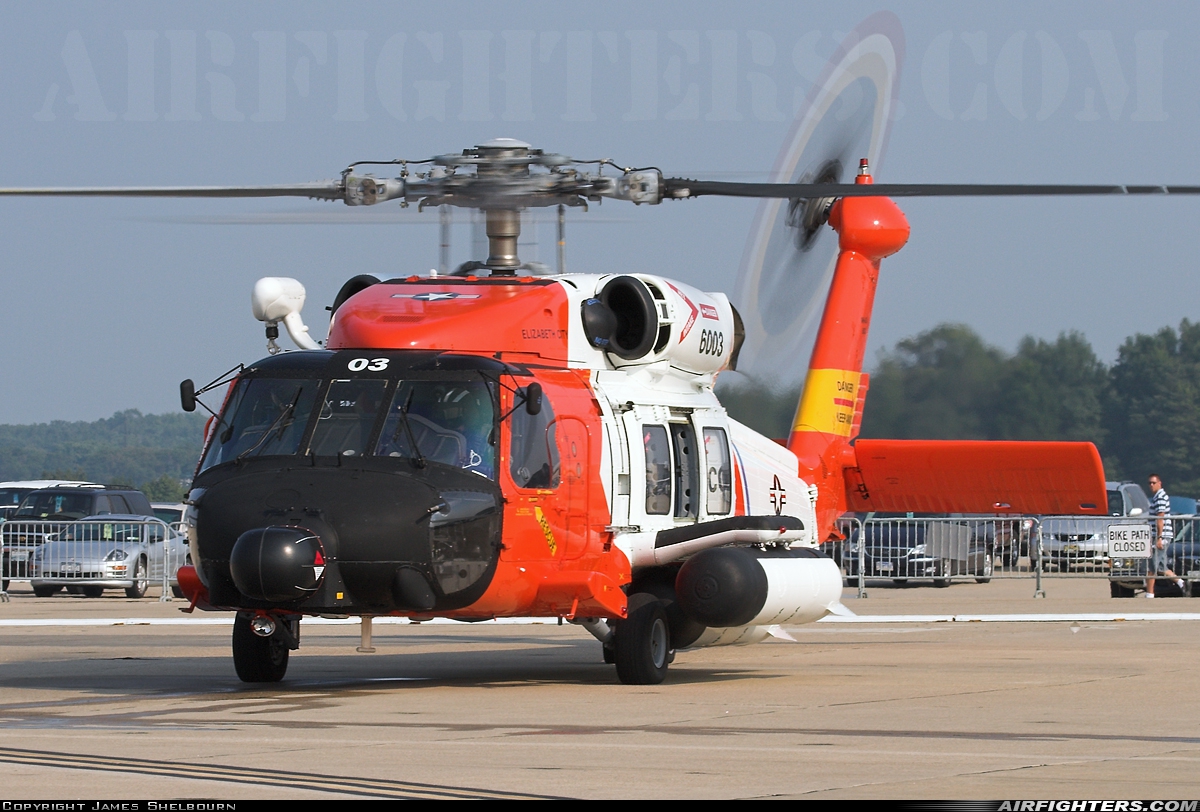 USA - Coast Guard Sikorsky HH-60J Jayhawk (S-70B-5) 6003 at Virginia Beach - Oceana NAS / Apollo Soucek Field (NTU / KNTU), USA