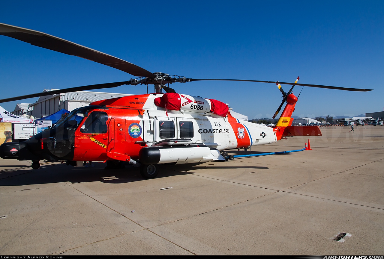 USA - Coast Guard Sikorsky MH-60T Jayhawk 6036 at San Diego - Miramar MCAS (NAS) / Mitscher Field (NKX / KNKX), USA