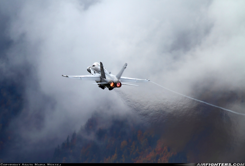 Switzerland - Air Force McDonnell Douglas F/A-18C Hornet J-5016 at Meiringen (LSMM), Switzerland