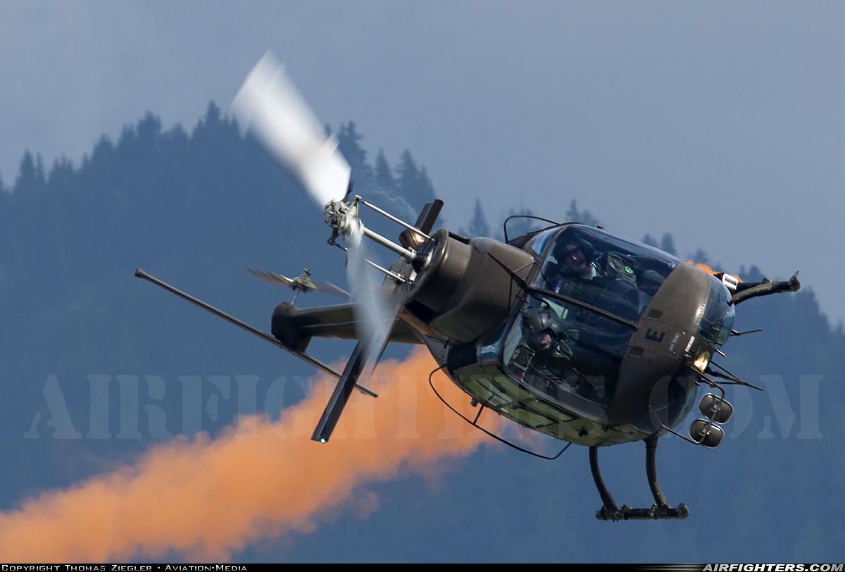 Austria - Air Force Agusta-Bell AB-206A 3C-JE at Zeltweg (LOXZ), Austria