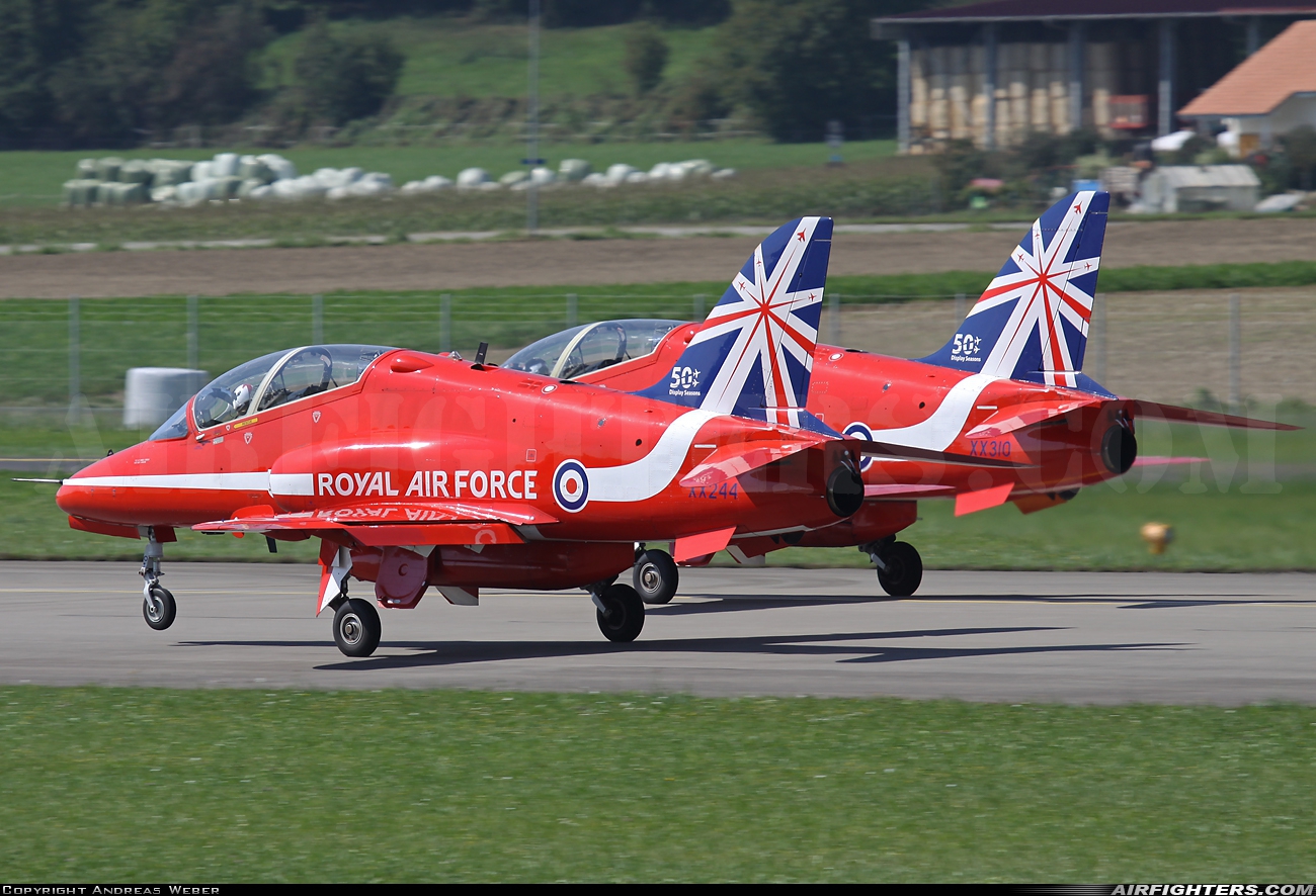 UK - Air Force British Aerospace Hawk T.1 XX244 at Payerne (LSMP), Switzerland