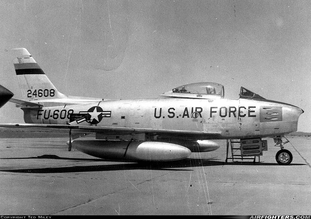 USA - Air Force North American F-86F Sabre 52-4608 at Winslow - Lindbergh Regional (Municipal) (INW), USA