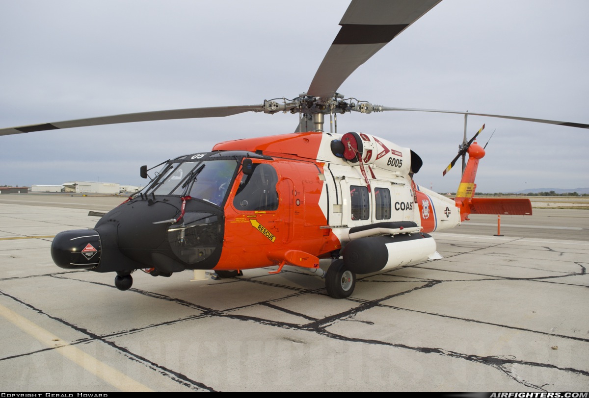 USA - Coast Guard Sikorsky MH-60T Jayhawk 6005 at Boise - Air Terminal / Gowen Field (Municipal) (BOI / KBOI), USA