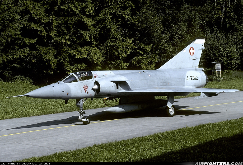 Switzerland - Air Force Dassault Mirage IIIS J-2312 at Buochs (Stans) (LSMU / LSZC), Switzerland