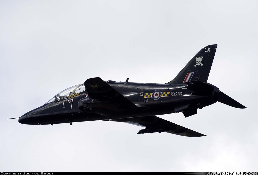 UK - Air Force British Aerospace Hawk T.1A XX280 at Lossiemouth (LMO / EGQS), UK