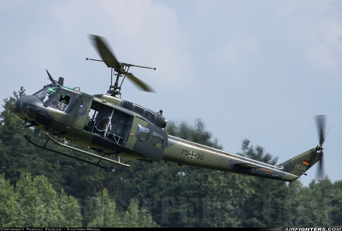 Germany - Army Bell UH-1D Iroquois (205) 73+30 at Roth (ETHR), Germany