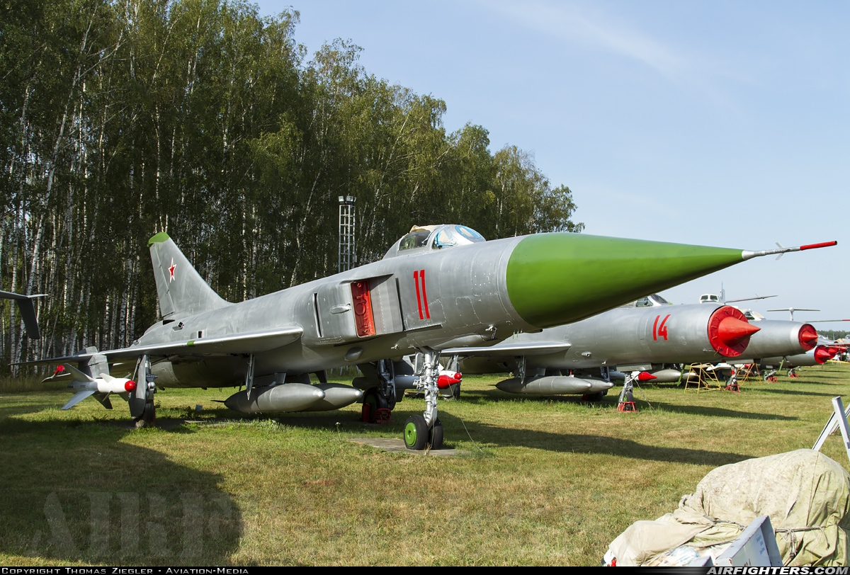 Russia - Air Force Sukhoi Su-15 Flagon 11 RED at Monino, Russia