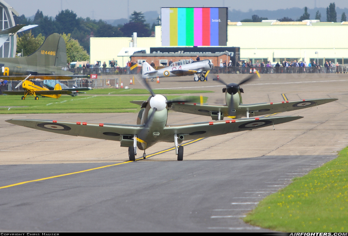Private - Comanche Fighters LLC Supermarine 300 Spitfire Ia G-AIST at Duxford (EGSU), UK