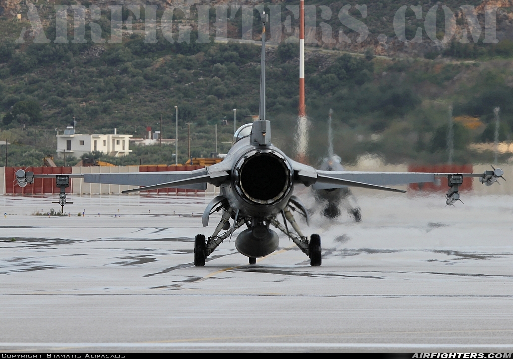 USA - Air Force General Dynamics F-16C Fighting Falcon 91-0352 at Chania - Souda (CHQ / LGSA), Greece