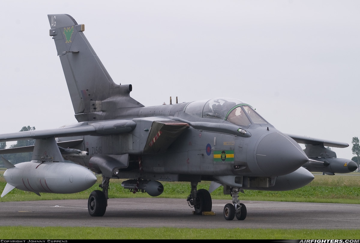 UK - Air Force Panavia Tornado GR4 ZA546 at Koksijde (EBFN), Belgium