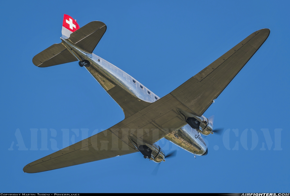Private Douglas C-47A Skytrain N431HM at Dittingen (LSPD), Switzerland