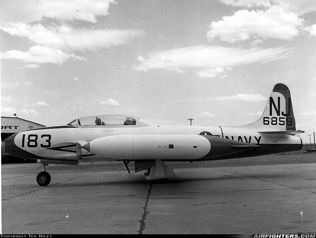 USA - Navy Lockheed T-33B Shooting Star 136859 at Winslow - Lindbergh Regional (Municipal) (INW), USA