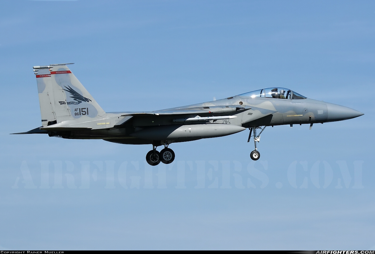 USA - Air Force McDonnell Douglas F-15C Eagle 86-0151 at Leeuwarden (LWR / EHLW), Netherlands
