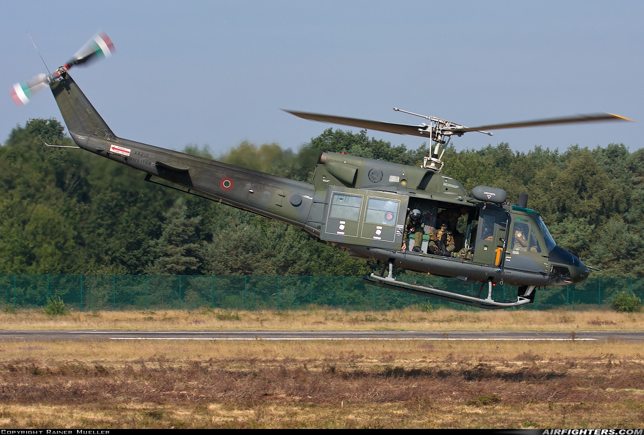 Italy - Army Agusta-Bell AB-212AM MM81148 at Kleine Brogel (EBBL), Belgium