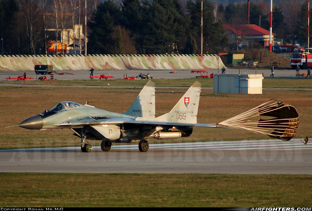 Slovakia - Air Force Mikoyan-Gurevich MiG-29AS 0619 at Sliac (LZSL), Slovakia