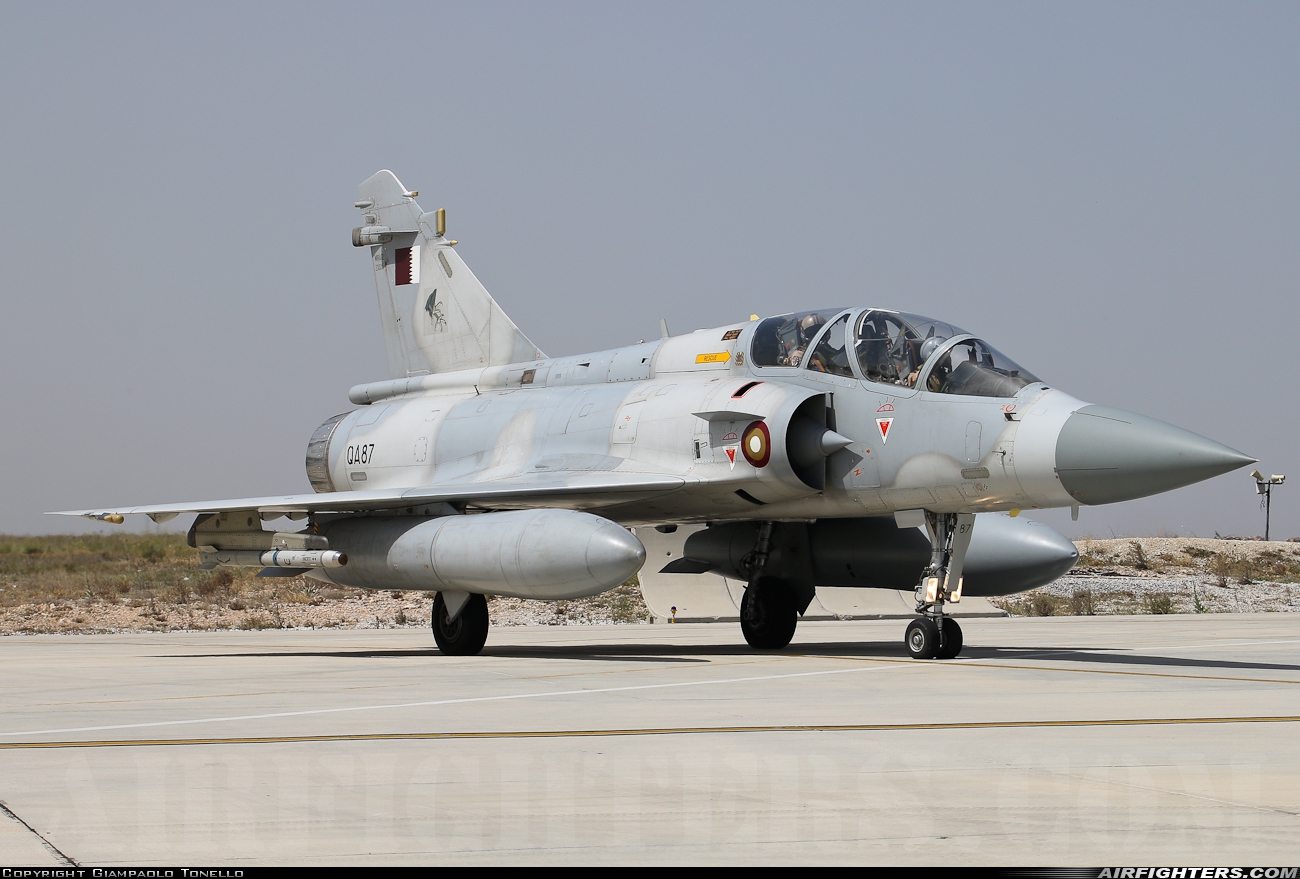 Qatar - Emiri Air Force Dassault Mirage 2000-5DDA QA87 at Konya (KYA / LTAN), Türkiye