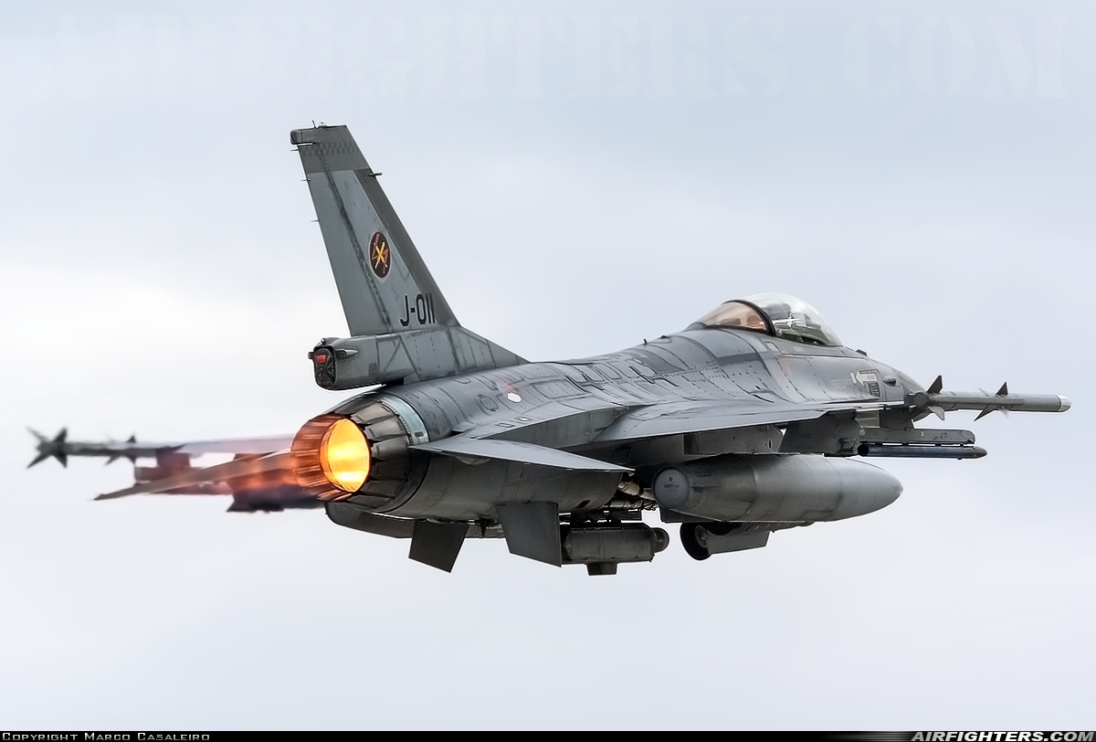 Netherlands - Air Force General Dynamics F-16AM Fighting Falcon J-011 at Monte Real (BA5) (LPMR), Portugal