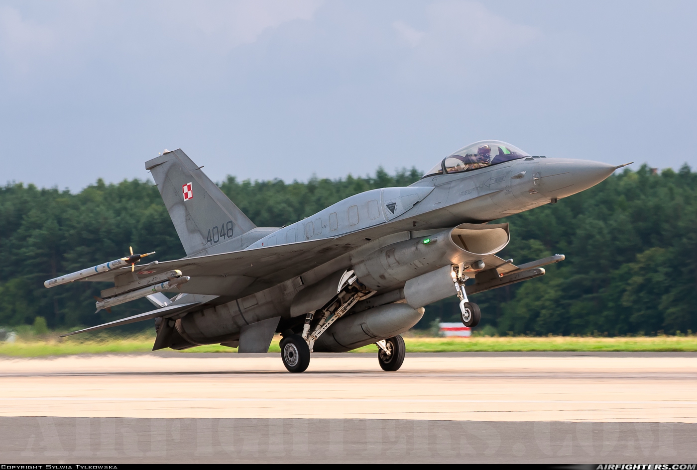 Poland - Air Force General Dynamics F-16C Fighting Falcon 4048 at Lask (EPLK), Poland