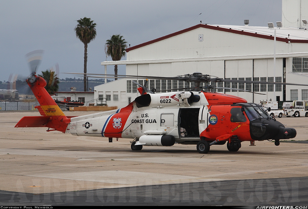 USA - Coast Guard Sikorsky MH-60T Jayhawk 6022 at San Diego - Int. / Lindbergh Field (SAN / KSAN), USA