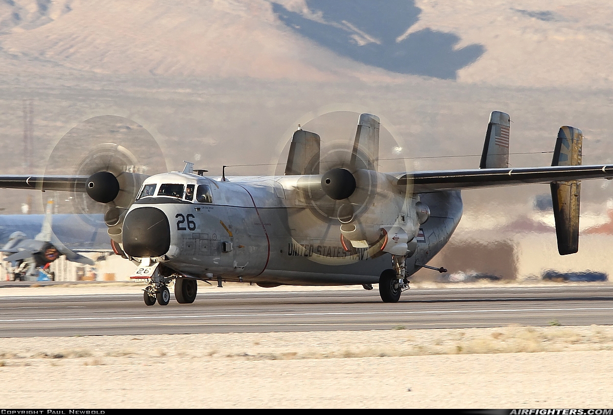 USA - Navy Grumman C-2A Greyhound 162163 at Las Vegas - Nellis AFB (LSV / KLSV), USA