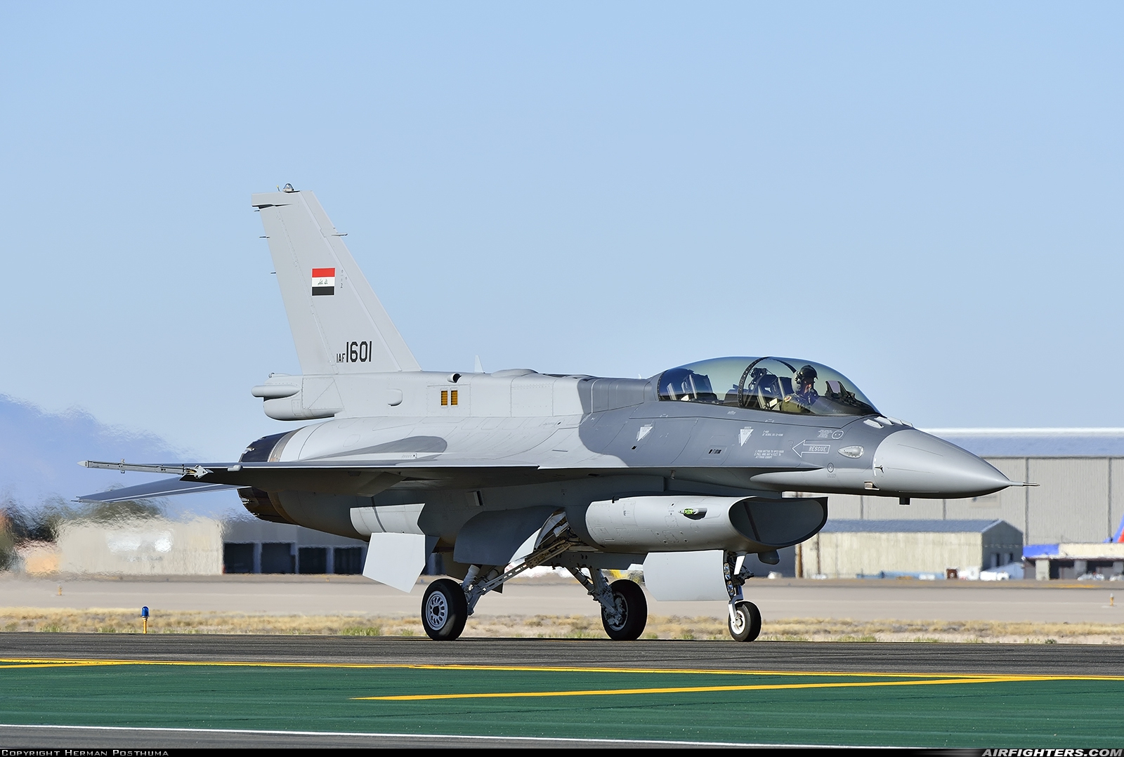 Iraq - Air Force General Dynamics F-16D Fighting Falcon 1601 at Tucson - Int. (TUS / KTUS), USA