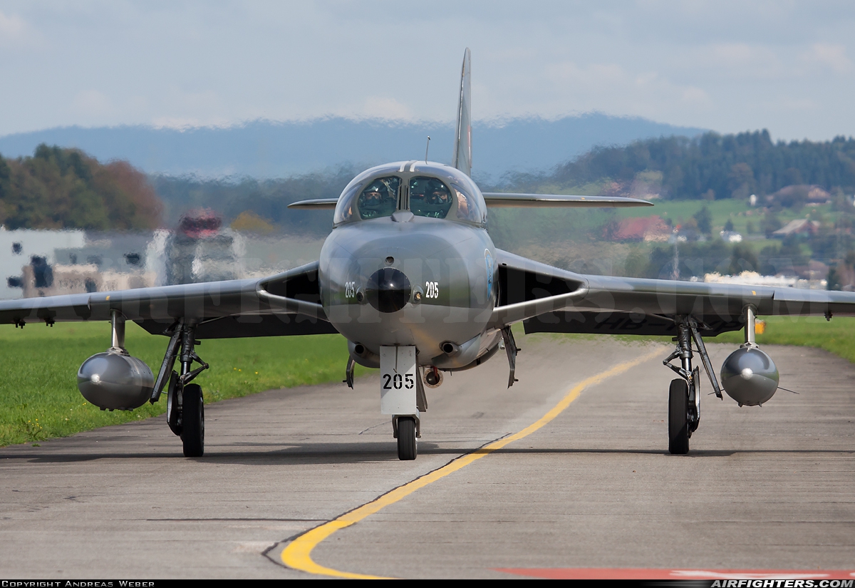 Private - Fliegermuseum Altenrhein Hawker Hunter T68 HB-RVP at Emmen (EML / LSME), Switzerland