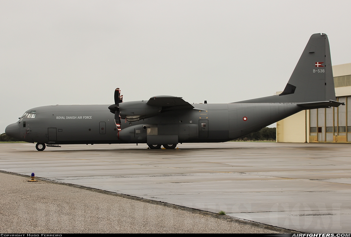 Denmark - Air Force Lockheed Martin C-130J-30 Hercules (L-382) B-536 at Beja (BA11) (LPBJ), Portugal