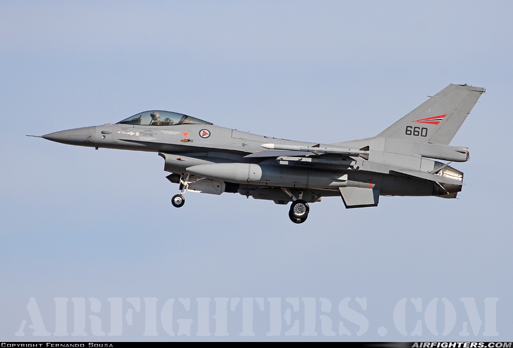 Norway - Air Force General Dynamics F-16AM Fighting Falcon 660 at Beja (BA11) (LPBJ), Portugal