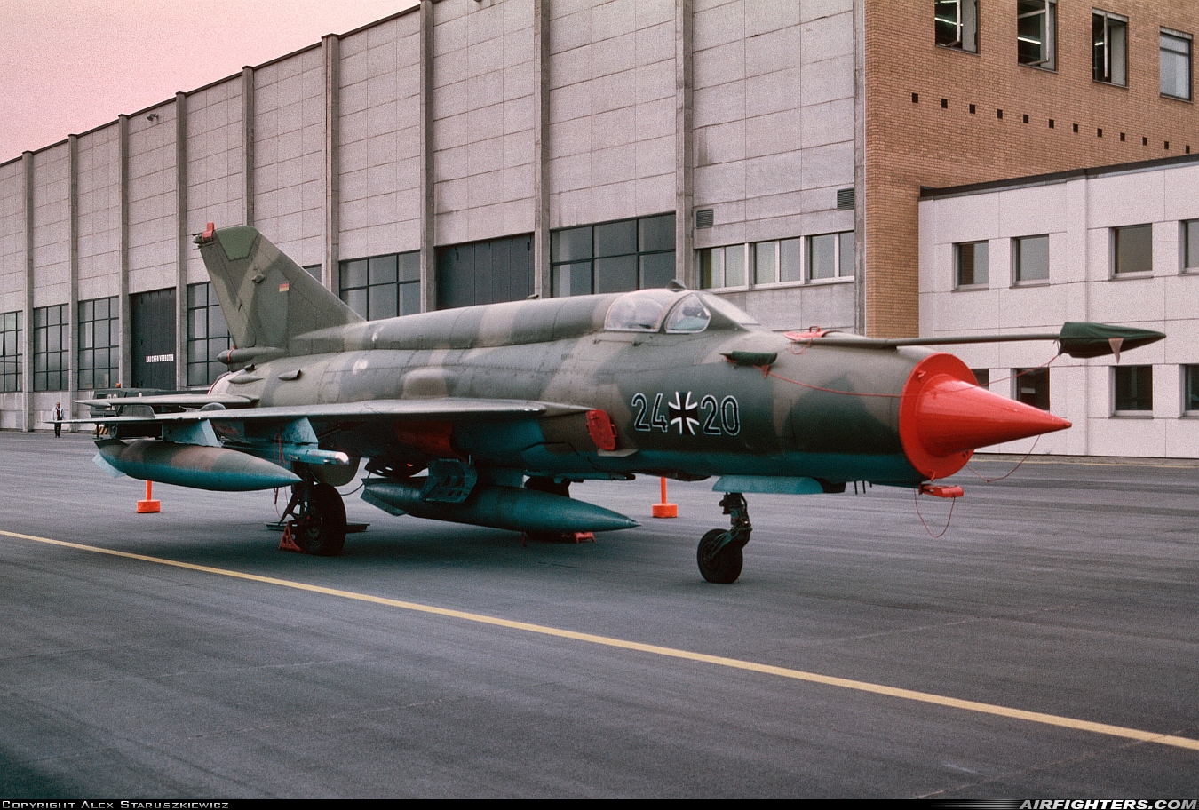Germany - Air Force Mikoyan-Gurevich MiG-21bis 24+20 at Ingolstadt - Manching (ETSI), Germany
