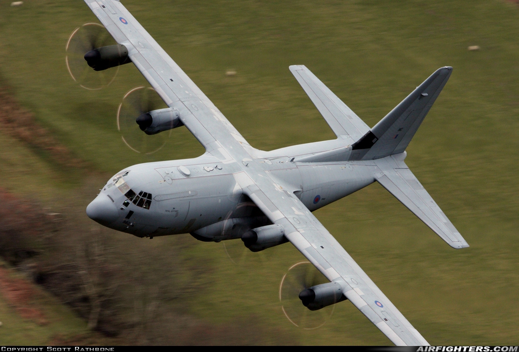 UK - Air Force Lockheed Martin Hercules C5 (C-130J / L-382) ZH882 at Off-Airport - Machynlleth Loop Area, UK