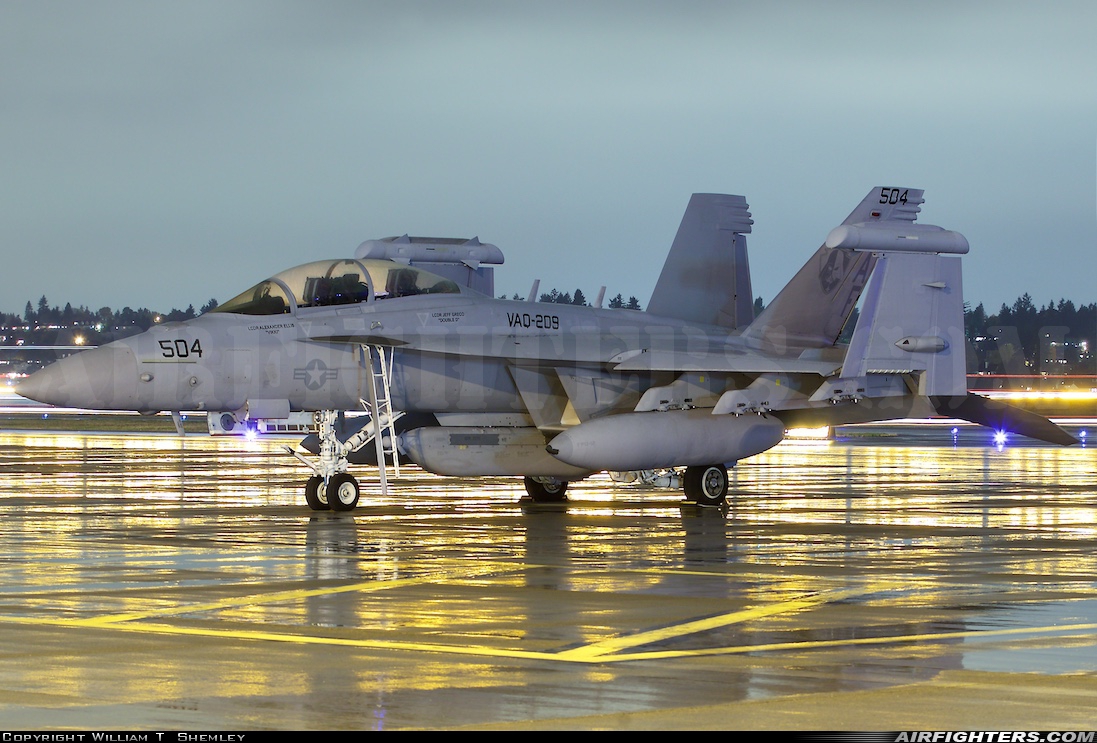 USA - Navy Boeing EA-18G Growler 166900 at Portland - Int. (PDX / KPDX), USA