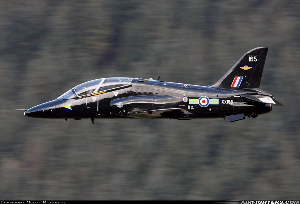 UK - Air Force British Aerospace Hawk T.1 XX165 at Off-Airport - Machynlleth Loop Area, UK